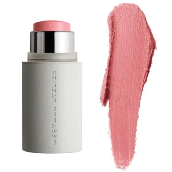 Westman Atelier blush stick Baby Cheeks | SHADE: Petal - Dusty Nude Rose - Picture 1 of 15